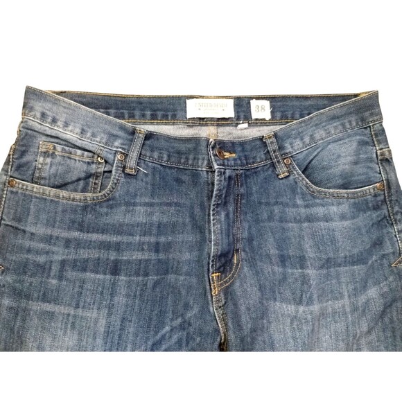 Men's United Denim Of America Distressed Relaxed Straight Leg Jeans Size 38x30 - Picture 3 of 7